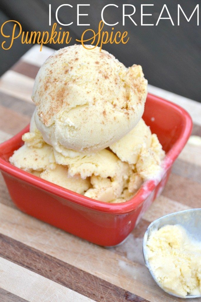 Pumpkin Spice Ice Cream Recipe
