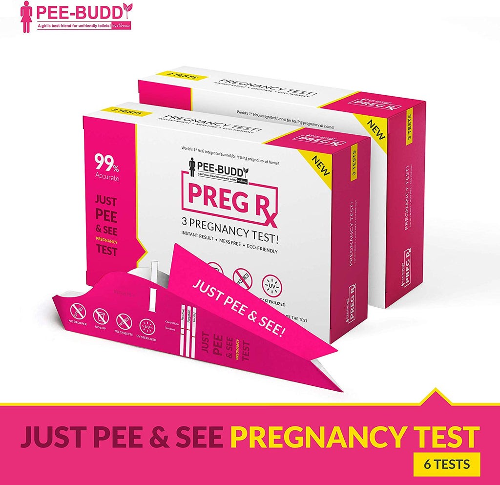 The Pregnancy Journey -  PeeBuddy PregRx Pregnancy Test Kit Review