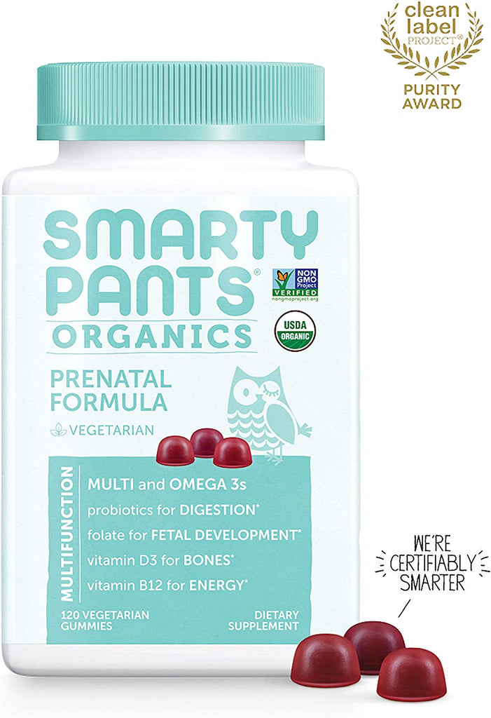 The Pregnancy Journey - Smarty Pants Daily Organic Gummy Prenatal Multivitamin Review